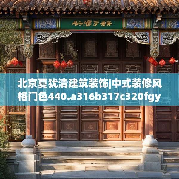 北京夏犹清建筑装饰|中式装修风格门色440.a316b317c320fgy.327wew