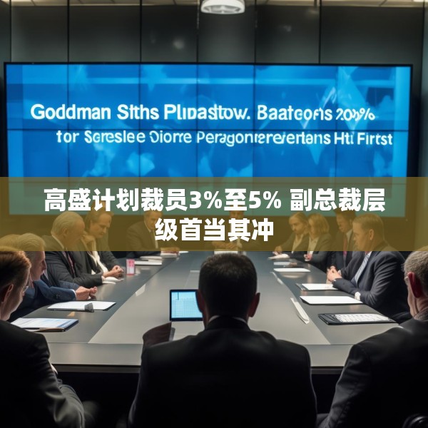 高盛计划裁员3%至5% 副总裁层级首当其冲
