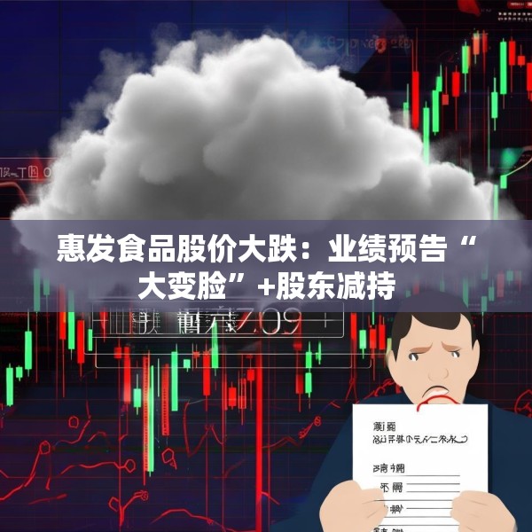 惠发食品股价大跌：业绩预告“大变脸”+股东减持