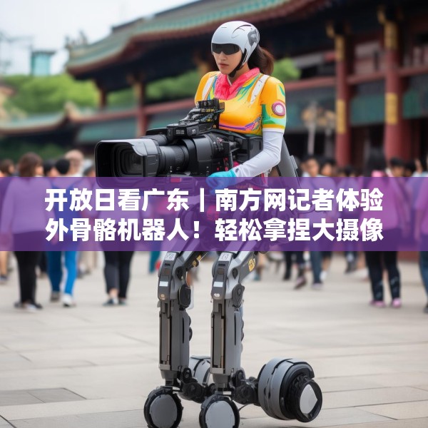 开放日看广东｜南方网记者体验外骨骼机器人！轻松拿捏大摄像机