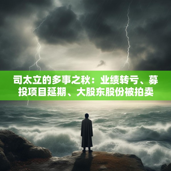 司太立的多事之秋：业绩转亏、募投项目延期、大股东股份被拍卖 能否逆风翻盘？