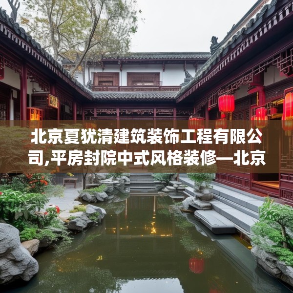 北京夏犹清建筑装饰工程有限公司,平房封院中式风格装修—北京夏犹清建筑装饰工程有限公司362.a238b239c242fgy.24976671