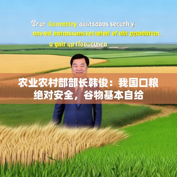 农业农村部部长韩俊：我国口粮绝对安全，谷物基本自给