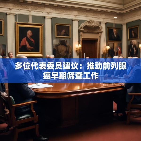 多位代表委员建议：推动前列腺癌早期筛查工作