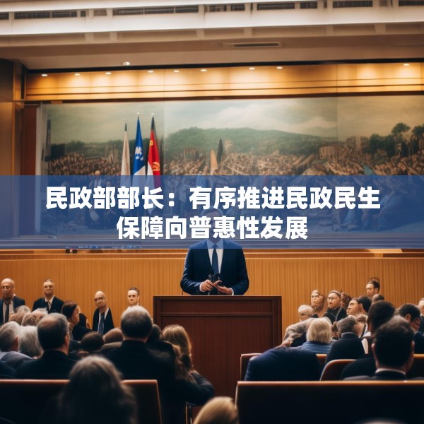 民政部部长：有序推进民政民生保障向普惠性发展