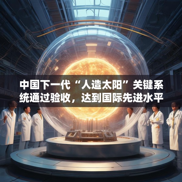 中国下一代“人造太阳”关键系统通过验收，达到国际先进水平