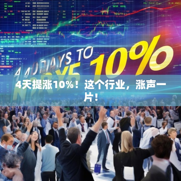 4天提涨10%！这个行业，涨声一片！