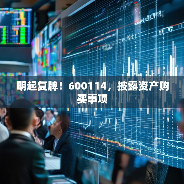 明起复牌！600114，披露资产购买事项