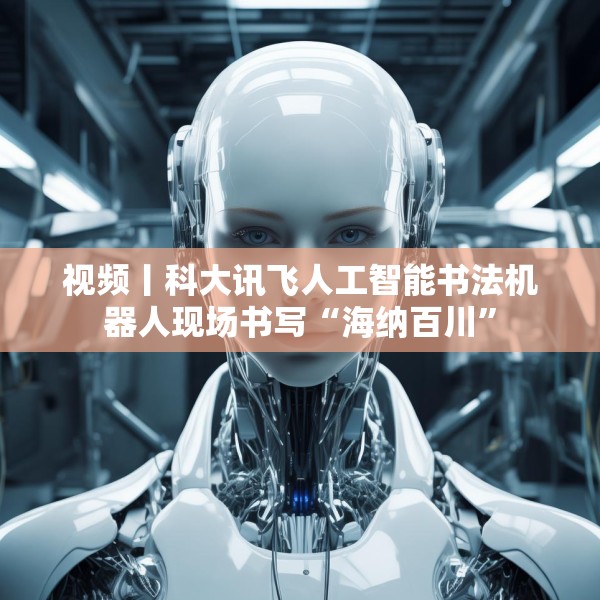视频丨科大讯飞人工智能书法机器人现场书写“海纳百川”