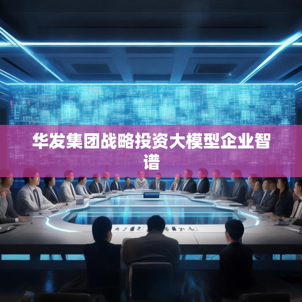 华发集团战略投资大模型企业智谱