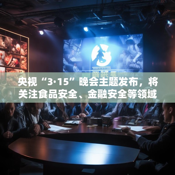 央视“3·15”晚会主题发布，将关注食品安全、金融安全等领域违法行为