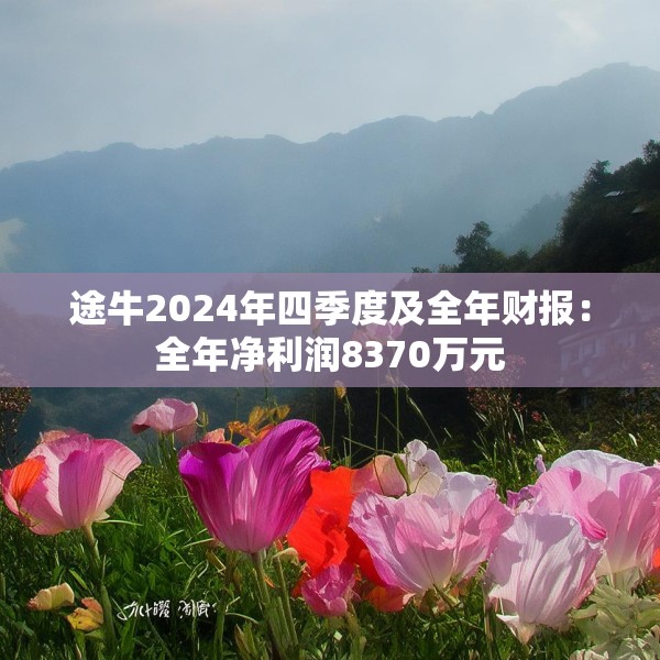 途牛2024年四季度及全年财报：全年净利润8370万元