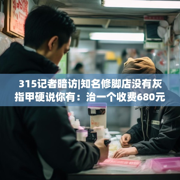 315记者暗访|知名修脚店没有灰指甲硬说你有：治一个收费680元 办卡打8.8折