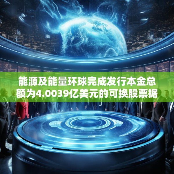 能源及能量环球完成发行本金总额为4.0039亿美元的可换股票据