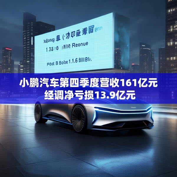 小鹏汽车第四季度营收161亿元 经调净亏损13.9亿元