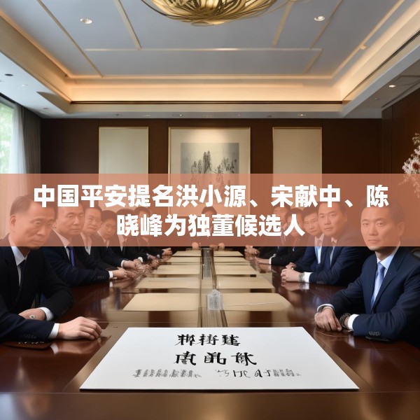 中国平安提名洪小源、宋献中、陈晓峰为独董候选人