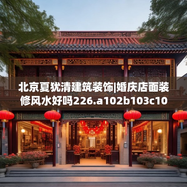 北京夏犹清建筑装饰|婚庆店面装修风水好吗226.a102b103c106fgy.113sdA