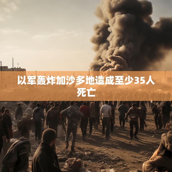 以军轰炸加沙多地造成至少35人死亡