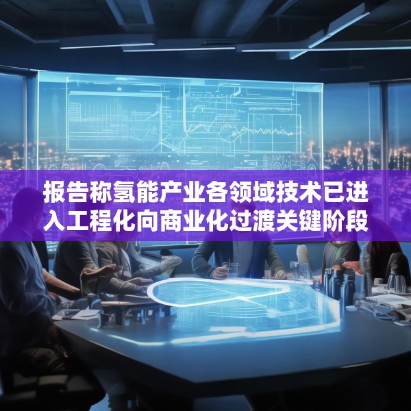 报告称氢能产业各领域技术已进入工程化向商业化过渡关键阶段