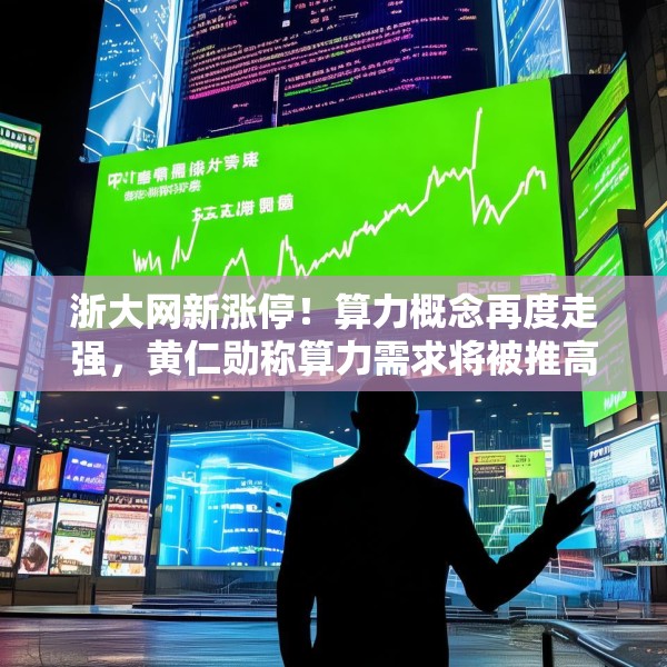 浙大网新涨停！算力概念再度走强，黄仁勋称算力需求将被推高