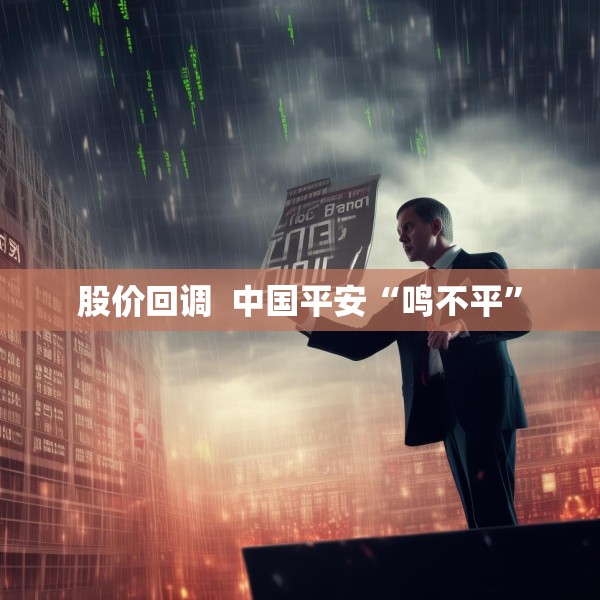 股价回调  中国平安“鸣不平”