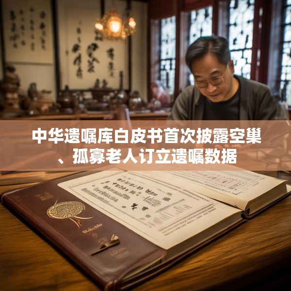 中华遗嘱库白皮书首次披露空巢、孤寡老人订立遗嘱数据 