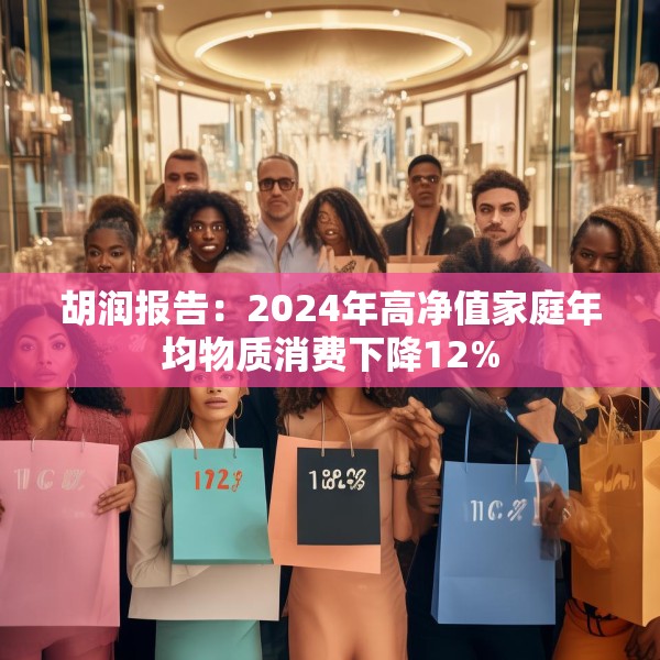 胡润报告：2024年高净值家庭年均物质消费下降12%