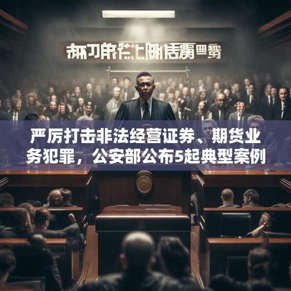 严厉打击非法经营证券、期货业务犯罪，公安部公布5起典型案例