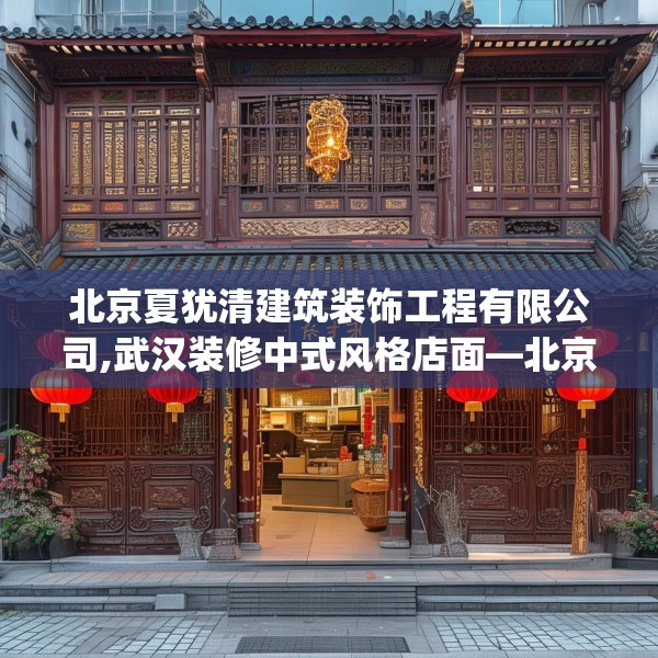 北京夏犹清建筑装饰工程有限公司,武汉装修中式风格店面—北京夏犹清建筑装饰工程有限公司622.a498b499c502fgy509
