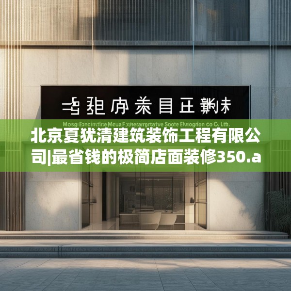 北京夏犹清建筑装饰工程有限公司|最省钱的极简店面装修350.a226b227c230fgy.237wew