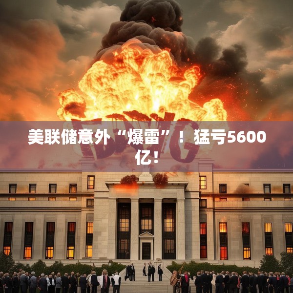 美联储意外“爆雷”！猛亏5600亿！