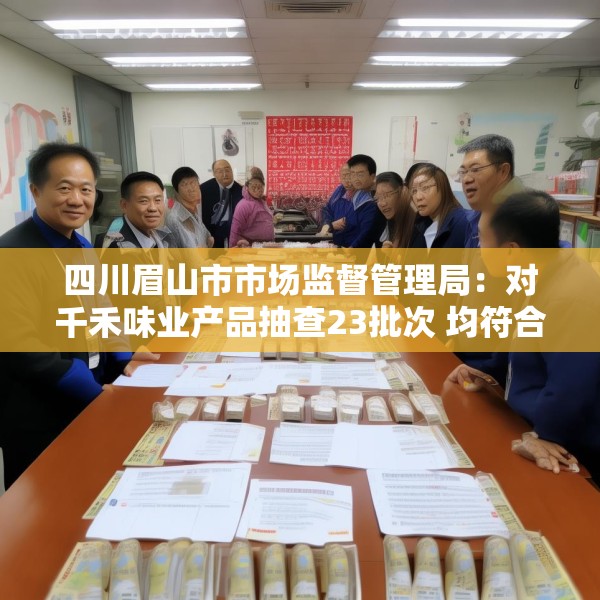 四川眉山市市场监督管理局：对千禾味业产品抽查23批次 均符合国家标准