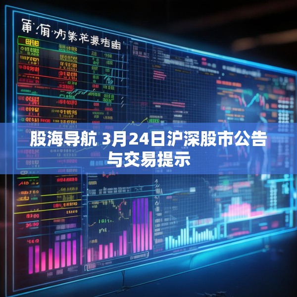 股海导航 3月24日沪深股市公告与交易提示