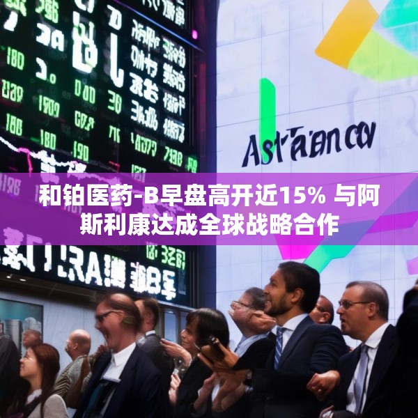 和铂医药-B早盘高开近15% 与阿斯利康达成全球战略合作
