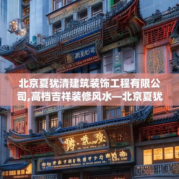 北京夏犹清建筑装饰工程有限公司,高档吉祥装修风水—北京夏犹清建筑装饰工程有限公司369.a245b246c249fgy.256fghfd