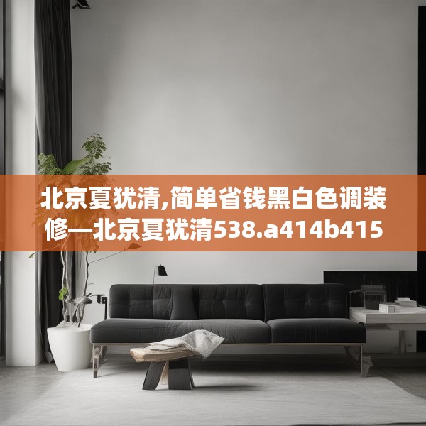 北京夏犹清,简单省钱黑白色调装修—北京夏犹清538.a414b415c418fgy.425dewqe