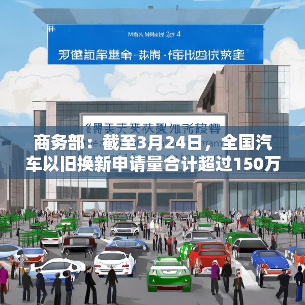 商务部：截至3月24日，全国汽车以旧换新申请量合计超过150万份