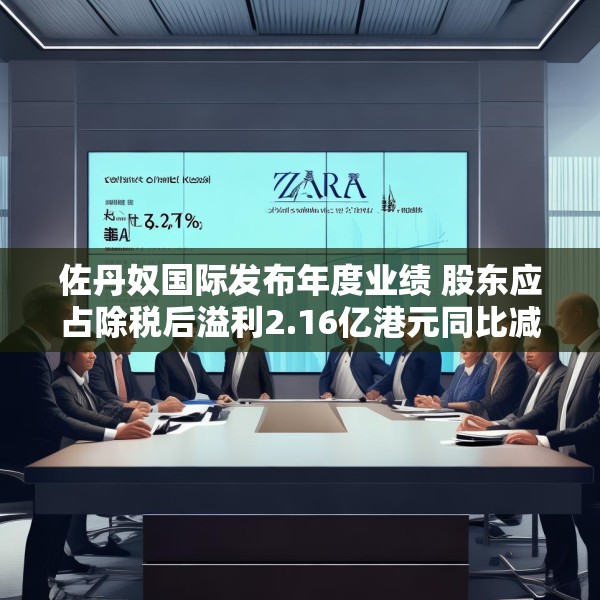 佐丹奴国际发布年度业绩 股东应占除税后溢利2.16亿港元同比减少37.39%