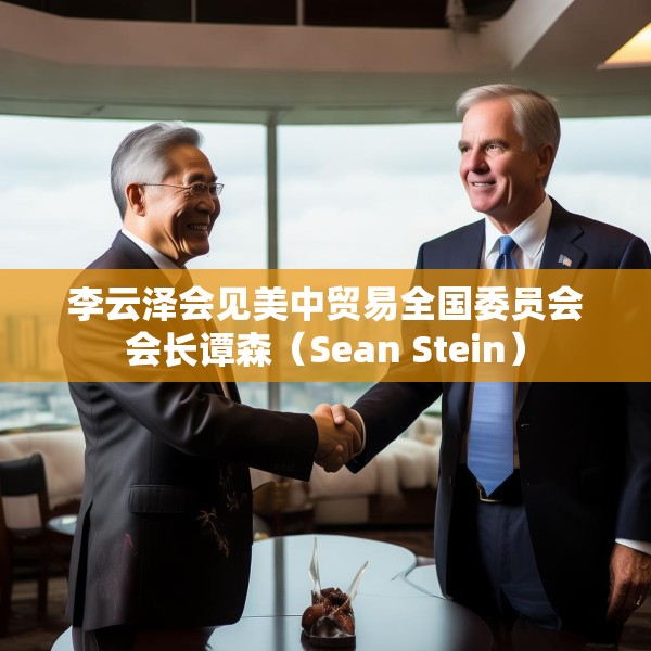 李云泽会见美中贸易全国委员会会长谭森（Sean Stein）