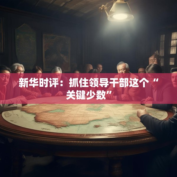 新华时评：抓住领导干部这个“关键少数”