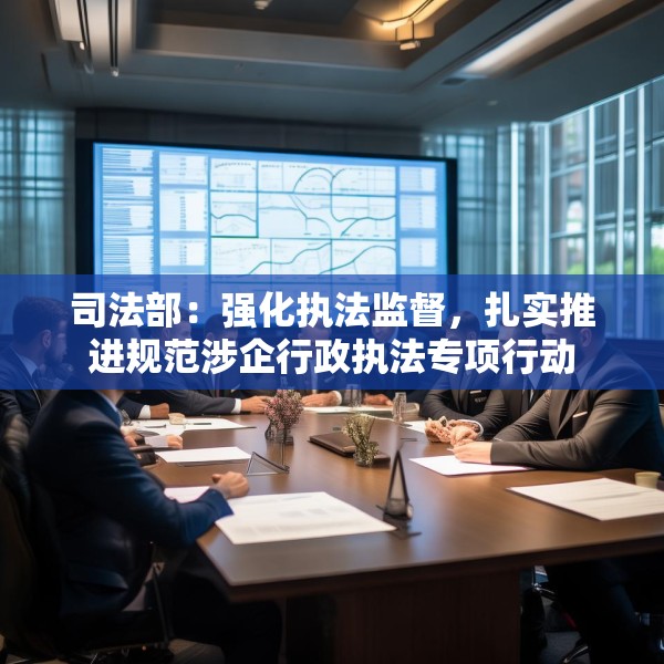 司法部：强化执法监督，扎实推进规范涉企行政执法专项行动