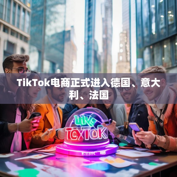 TikTok电商正式进入德国、意大利、法国