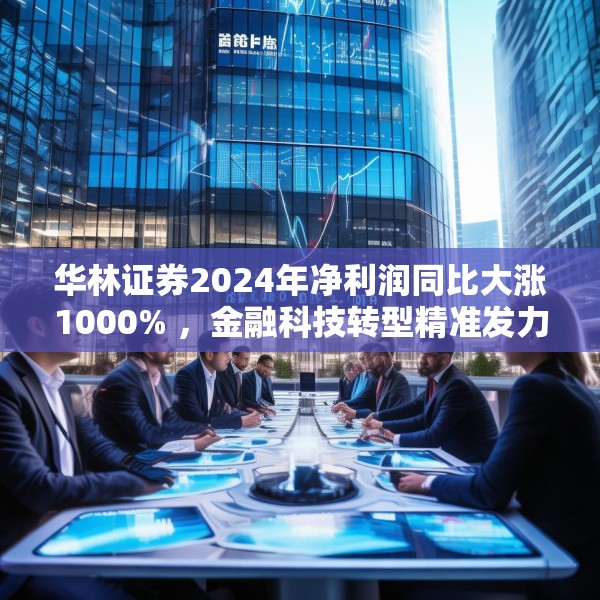 华林证券2024年净利润同比大涨1000% ，金融科技转型精准发力