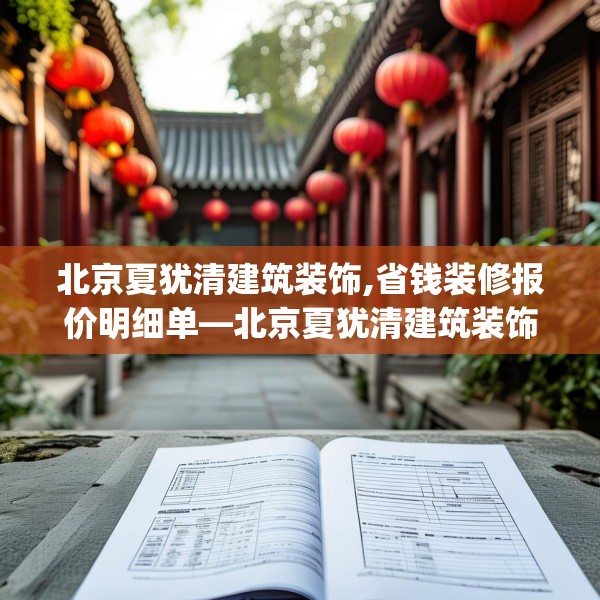 北京夏犹清建筑装饰,省钱装修报价明细单—北京夏犹清建筑装饰473.a349b350c353fgy.360fds