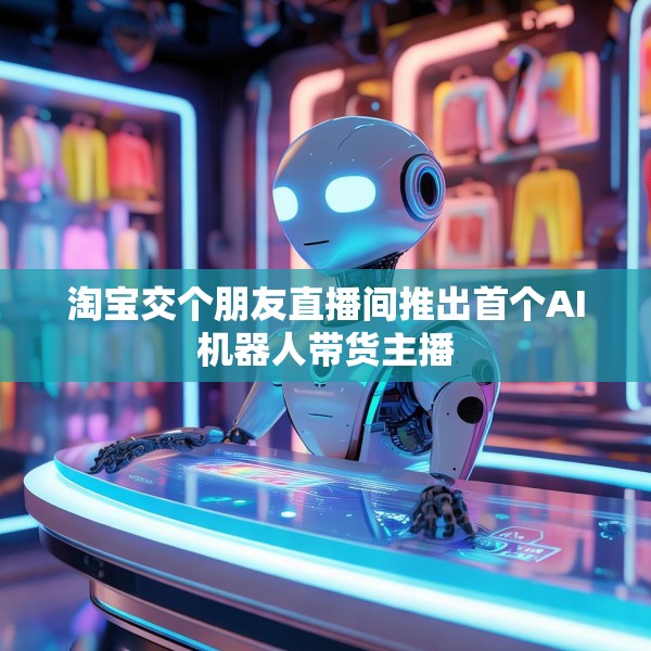 淘宝交个朋友直播间推出首个AI机器人带货主播
