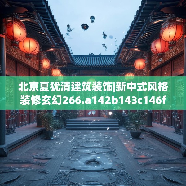 北京夏犹清建筑装饰|新中式风格装修玄幻266.a142b143c146fgy.153xczxv