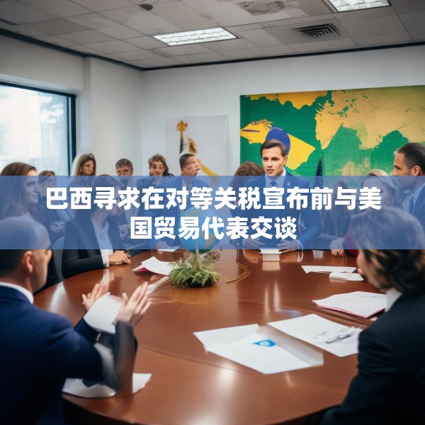 巴西寻求在对等关税宣布前与美国贸易代表交谈
