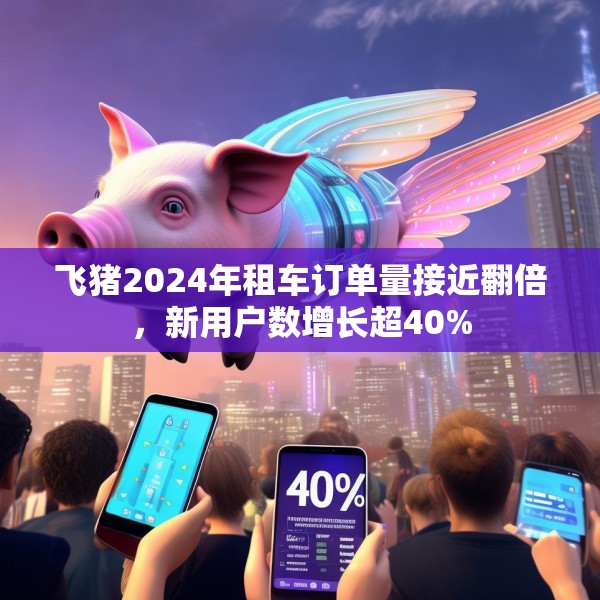 飞猪2024年租车订单量接近翻倍，新用户数增长超40%