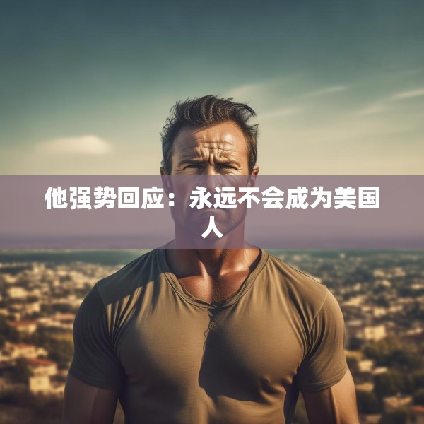 他强势回应：永远不会成为美国人