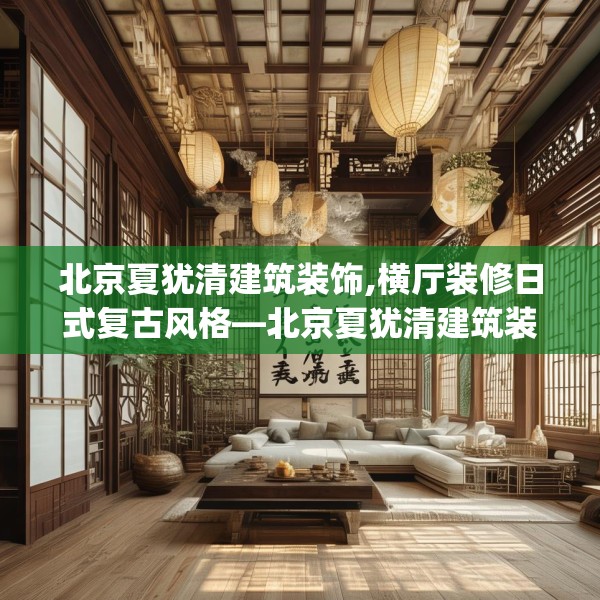 北京夏犹清建筑装饰,横厅装修日式复古风格—北京夏犹清建筑装饰293.a169b170c173fgy.180fds